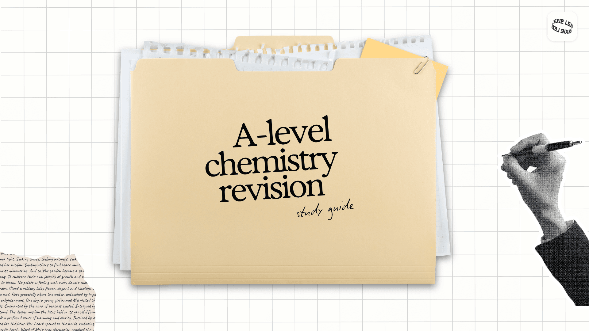 Illustrated meadow landscape